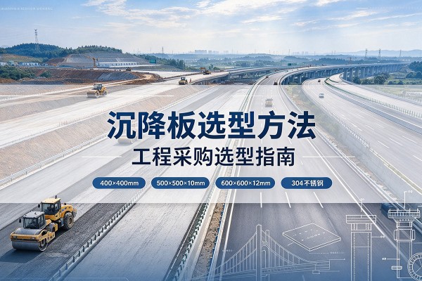 瀍河沉降板选择方法