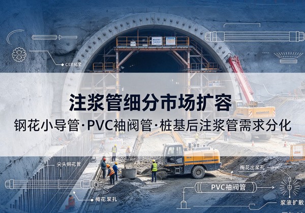 瀍河注浆管细分市场扩容，隧道钢花小导管、PVC 袖阀管、桩基后注浆管需求分化